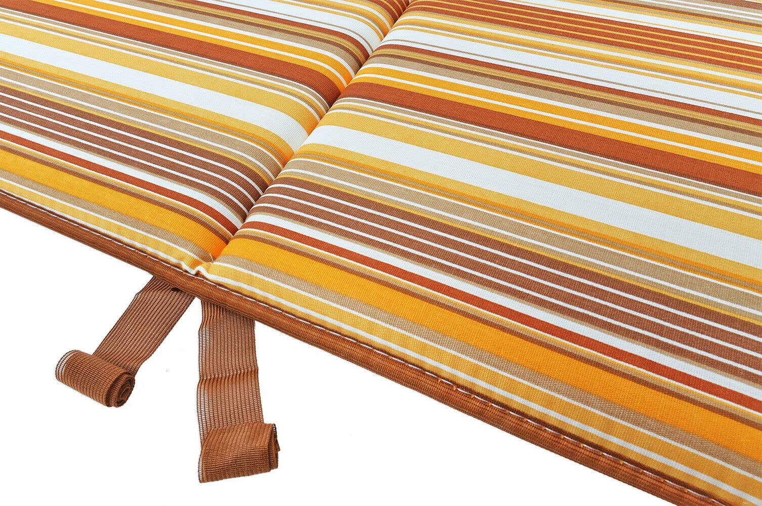 Cuscino Sdraio Morbido A Righe Copri Seduta Poltrona Sedia Pieghevole 100 Made In Italy Giallo 84498864