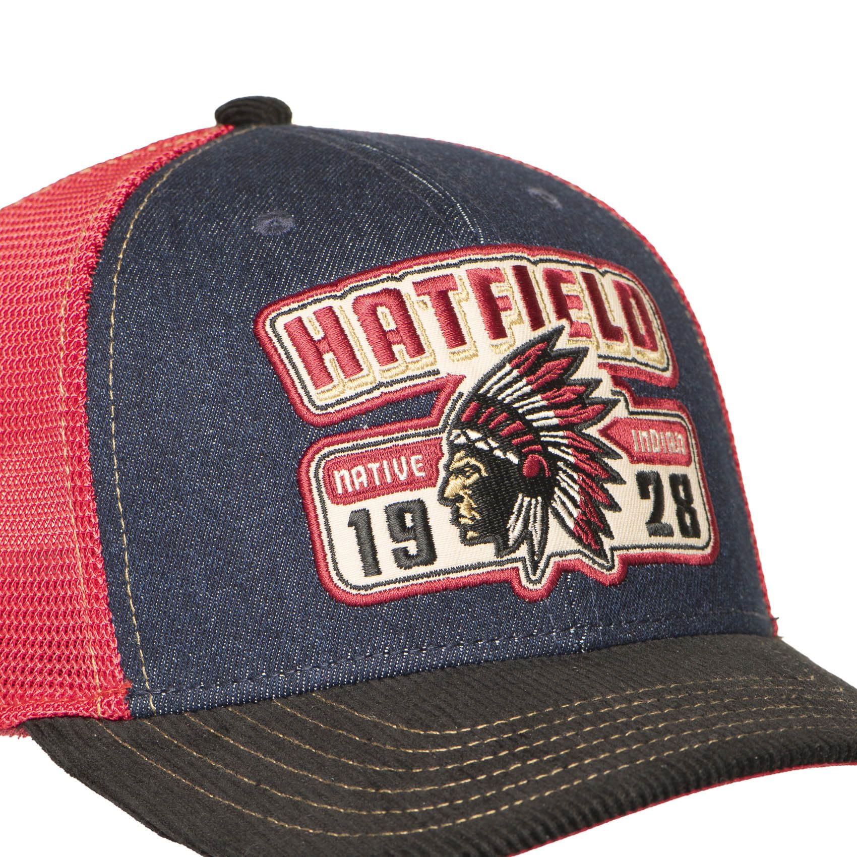 Hatfield Czapka męska i damska, czapka z daszkiem Outlaw Skull, regulowana przez Snapback
