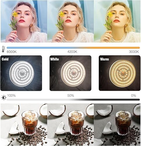 Miniatura 9 de BEIYANG Paquete de 2 bombillas de fotografía de 85 W