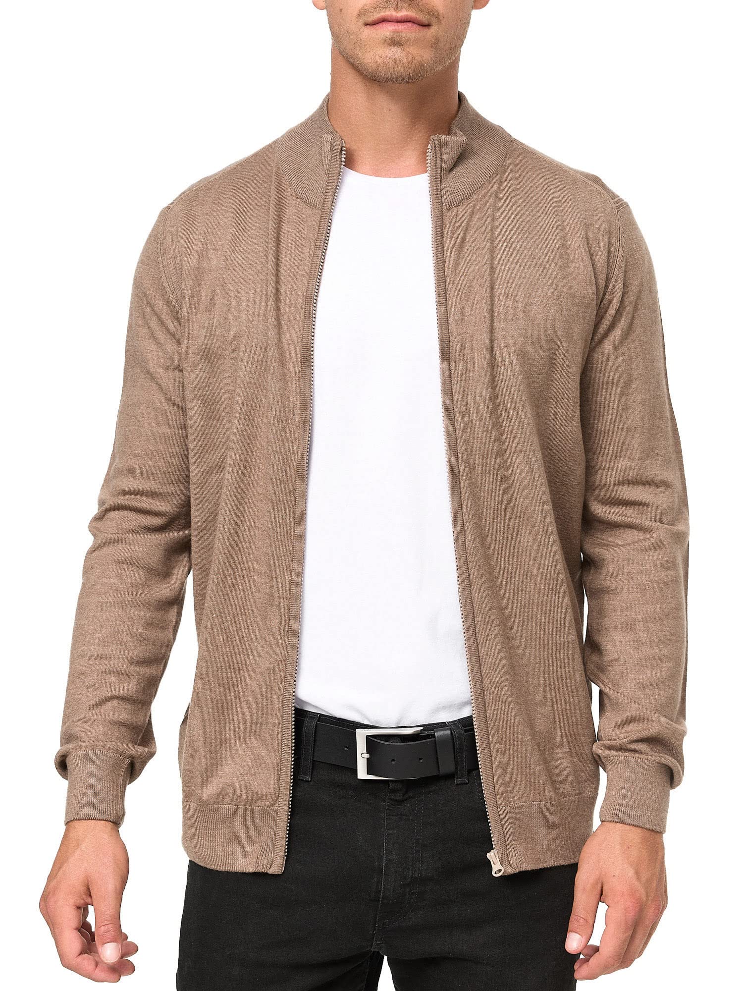 Indicode Hommes Lau Cardigan | Gilet composé à 80% de Coton