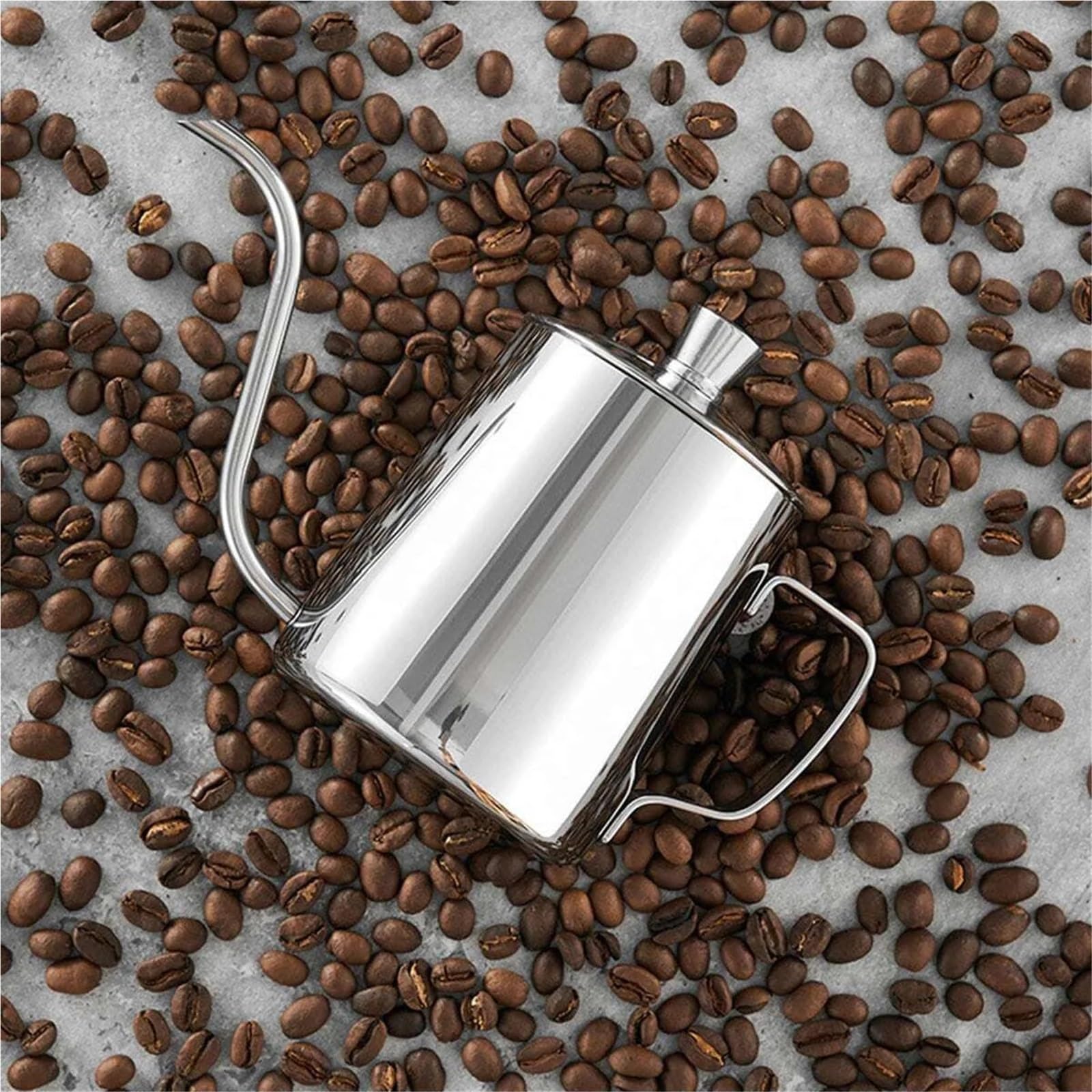 Kaffee Wasserkocher 1PC-350ML Gießen Über Kaffee Wasserkocher Schwanenhals Gießen Über Kaffee Töpfe Drip Kaffee Maker Edelstahl Hause Barista Zubehör Für Kaffee，Tee