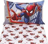 Vista 2 de Marvel Spiderman - Juego de sábanas de 2 piezas para niños pequeños