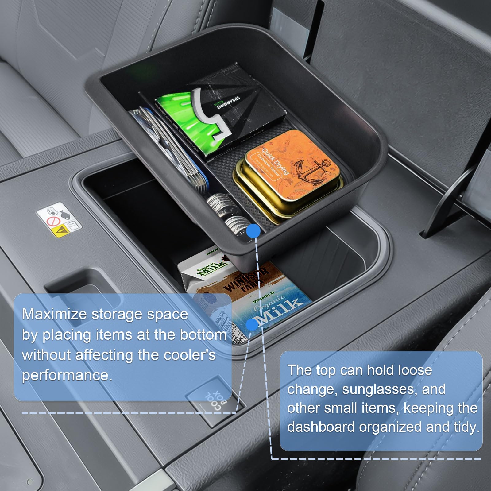 Amazon.com: EDBETOS Cool Box Console Organizer Tray for Toyota