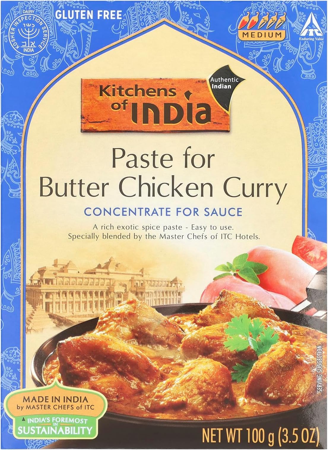 Paste for Butter Chicken Curry, 3.5 oz (100 g)