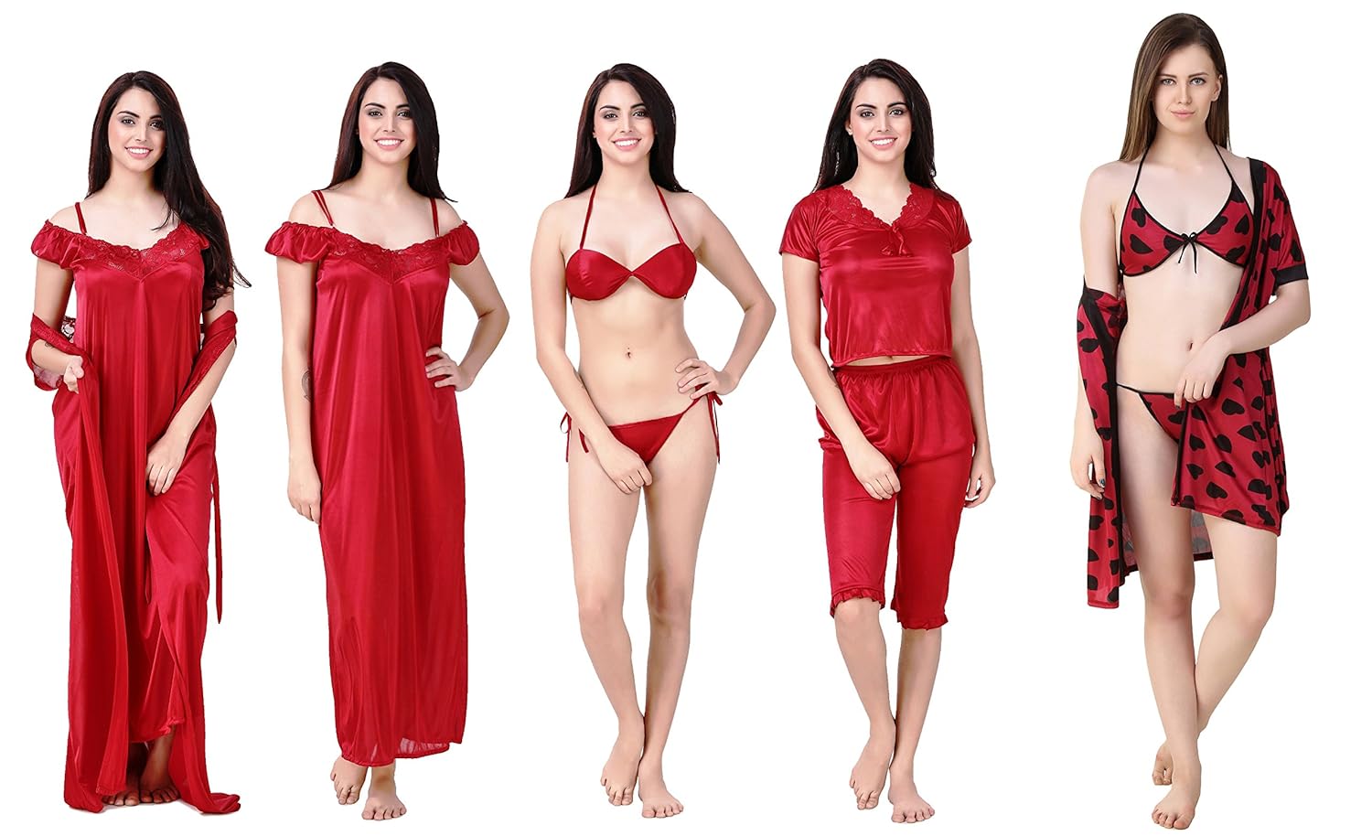 6 piece night suit Clearance