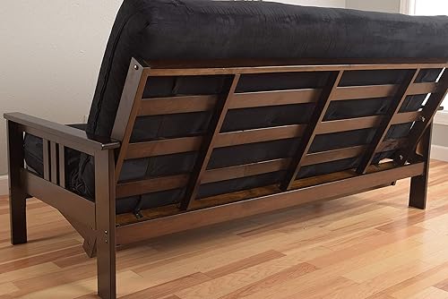 Miniatura 9 de MFD Futón Montana, Verde, Tela Madera, Colchón de ante de turba