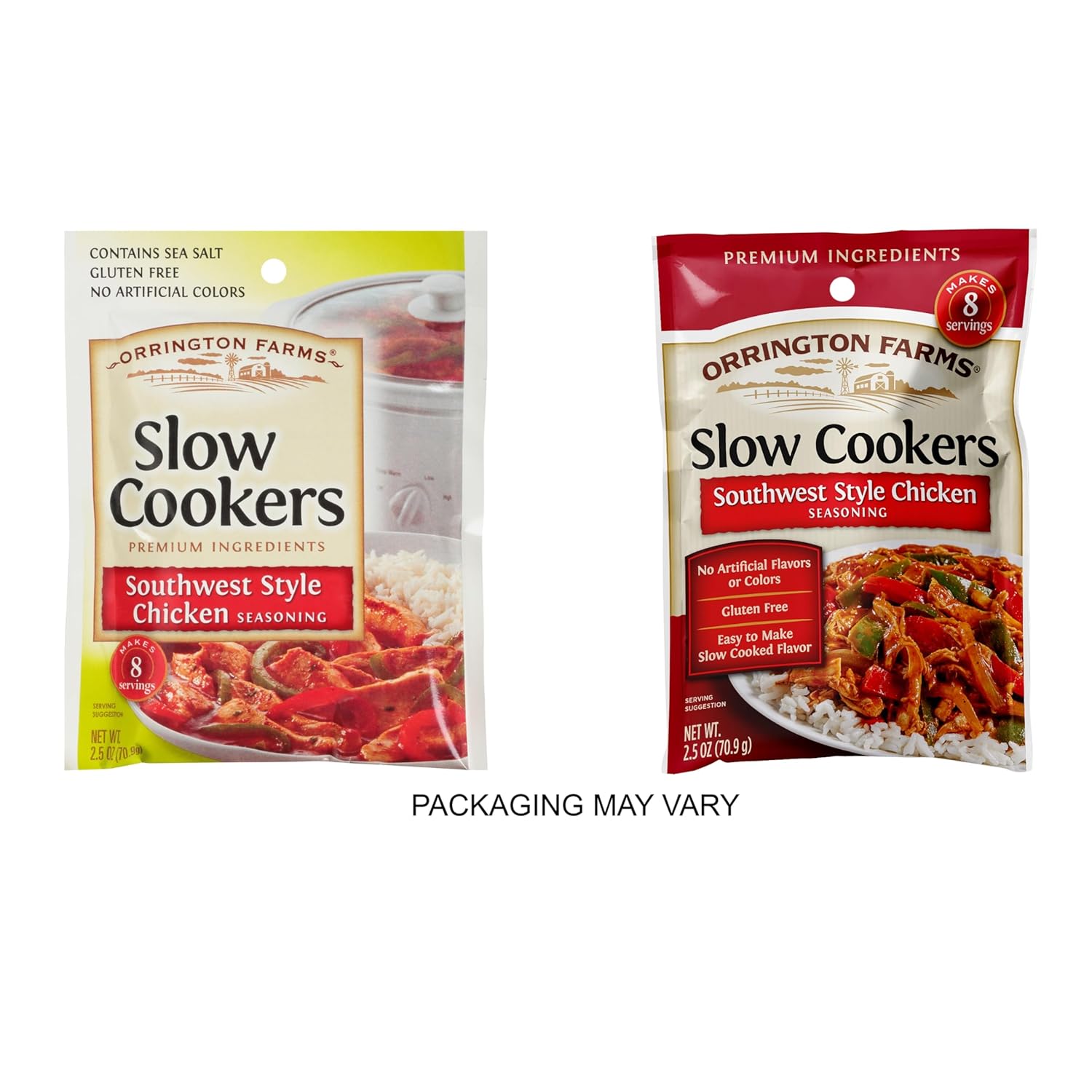 Orrington Farms Slow Cookers Southwest Style Chicken Seasoning, 2.5 Ounce (Pack Of 12)