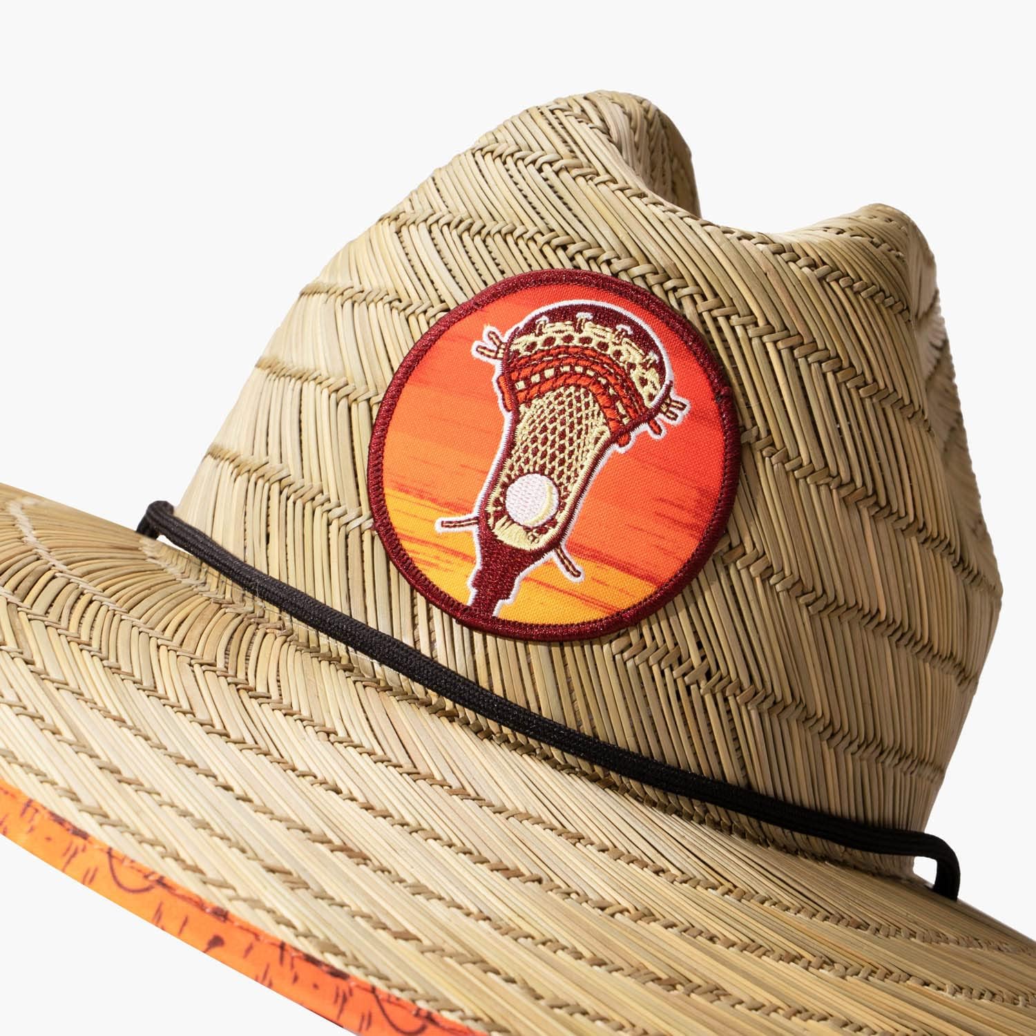 ChalkTalkSPORTS Lacrosse Straw Sun Hat | Youth & Adult Sizes