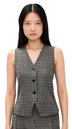LE BOP Womens Jacey Neck Vest