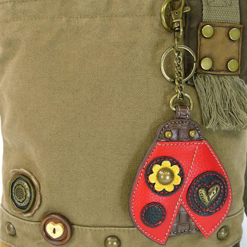 Chala Patch Crossbody Handbag - Ladybug in Olive