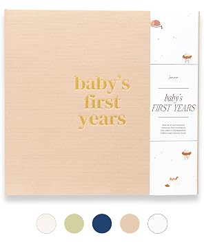 Lamare Baby First Year Book Keepsake Baby Memory Book and Baby Scrapbook