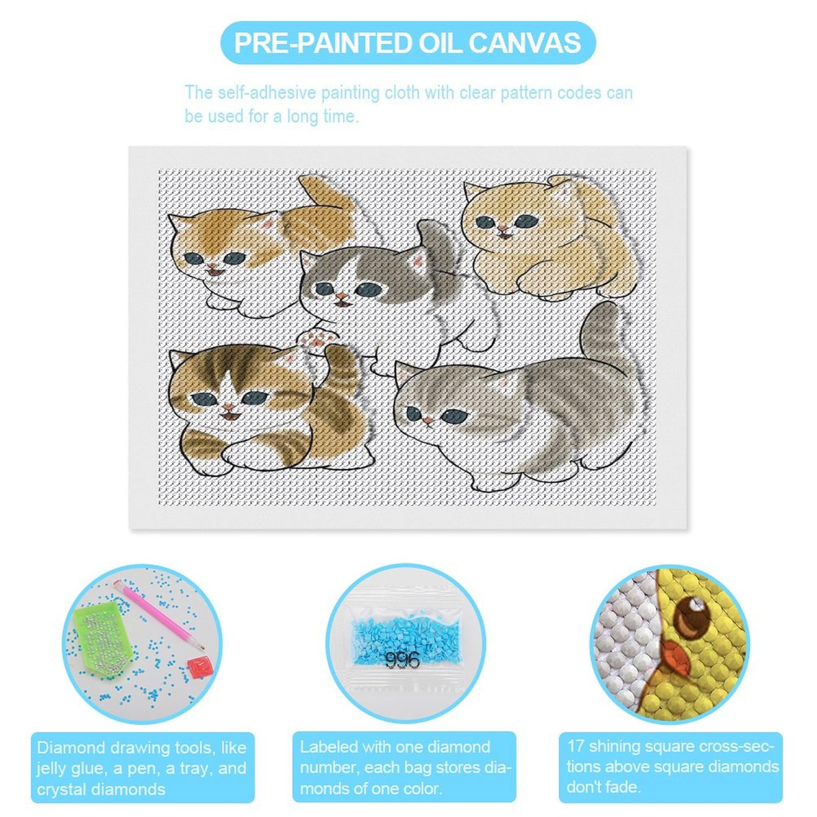 Amazon.co.jp: モフ-サンド Mofusand ダイヤモンド画 5Dダイヤモンド