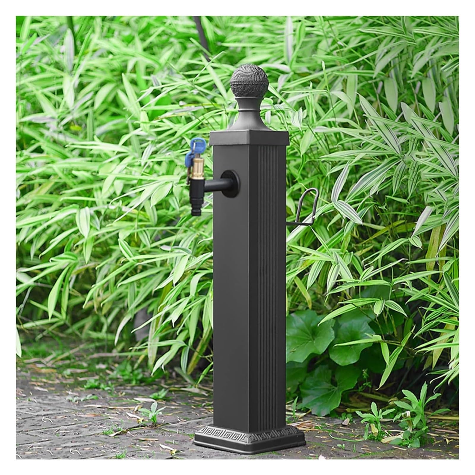 Zqfhsx Low Copper Garden Water Column With Lockable Frost Proof Yard Hydrant Faucet