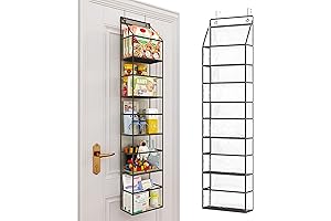 Fixwal Over The Door Hanging Pantry Organizer: Maximize Small Bathroom Storage with Style