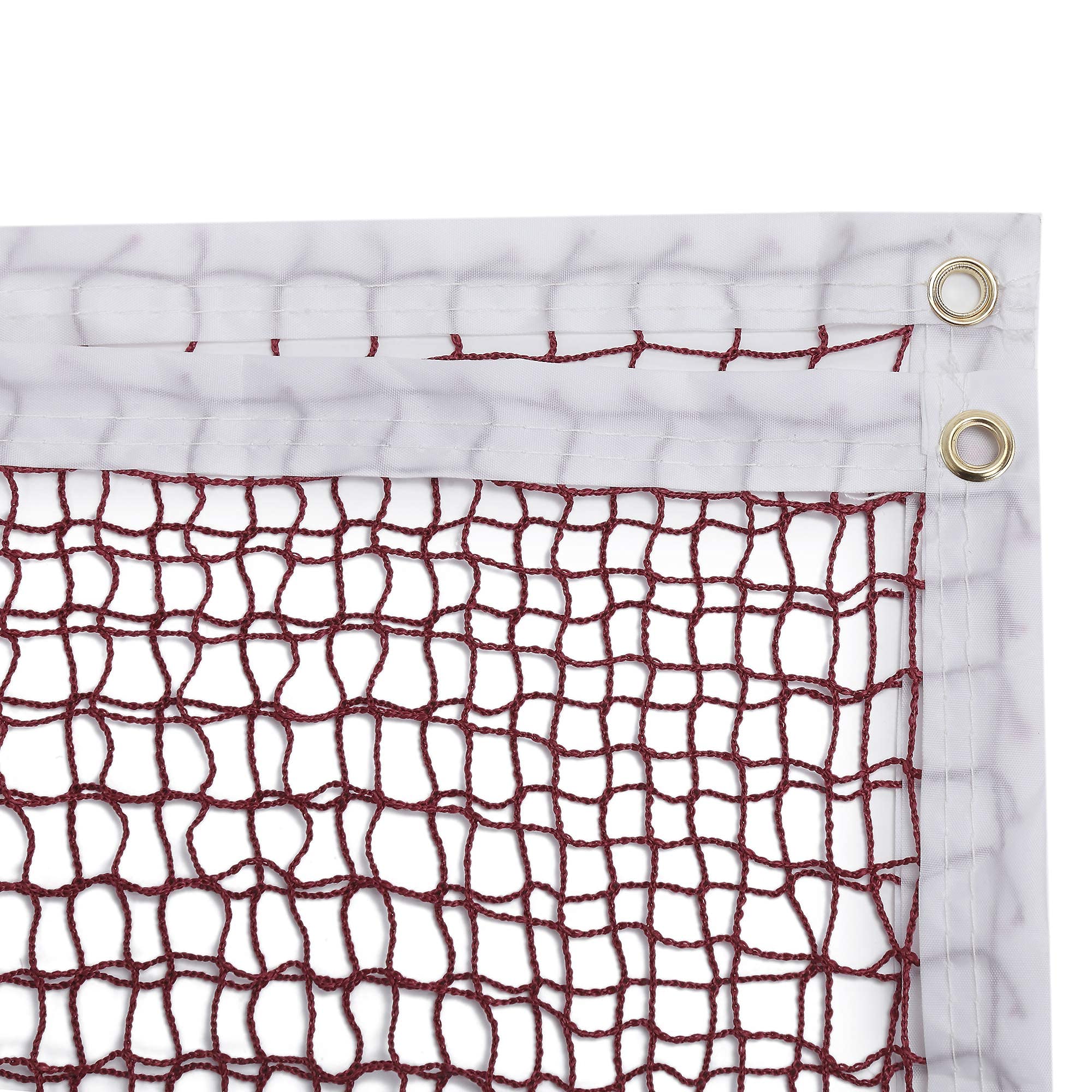 Red de bádminton de nailon 610x76 cm portátil rojo