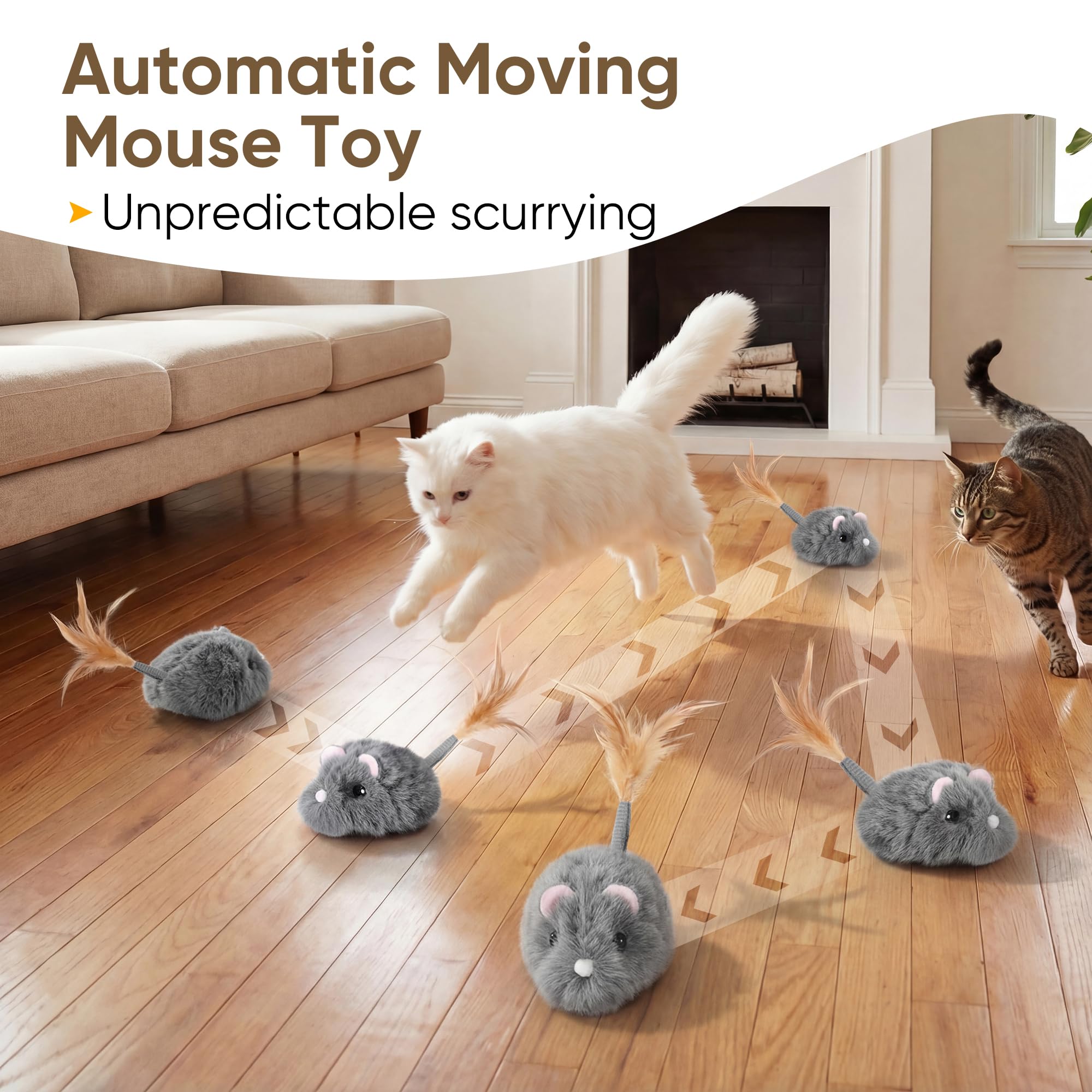 Automatisches Maus-Katzenspielzeug