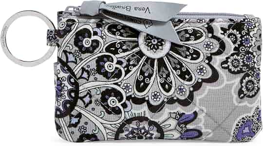 Amazon.com: Vera Bradley Women's Cotton Deluxe Zip ID Case Wallet