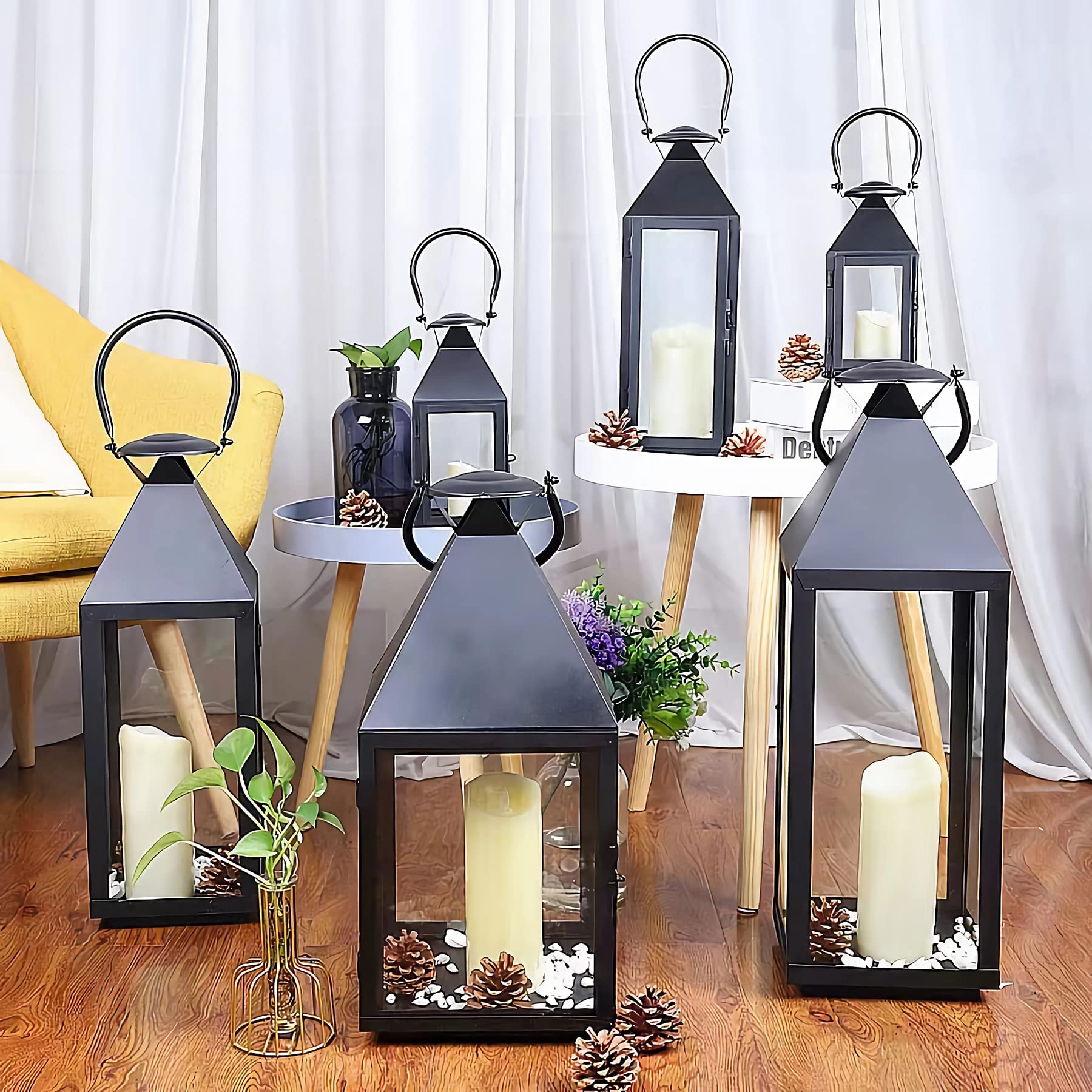 Candele LED Tremolanti Senza Fiamma Con Telecomando - 10 x 25CM, a Batteria, Tempistica, Pilastro di Cera Reale, Avorio - Confezione da 2 Elettriche Finte di Lunga Durata