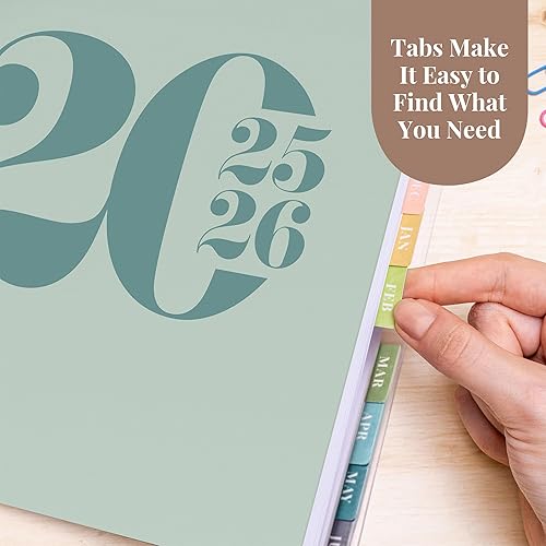 Miniatura 8 de Rileys - Agenda académica 2025-2026, agenda diaria, semanal y mensual, julio de 2025 a junio de 2026, páginas de notas para estudiantes,