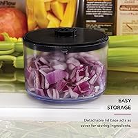 Vista 7 de KitchenAid Picador manual de alimentos, 3.8 tazas, negro