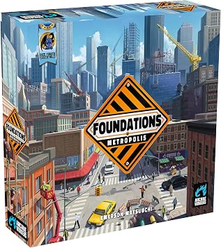 Arcane Wonders Foundations of Metropolis - Strategy Board Game - for 1 to 4 Players and Ages 14+
