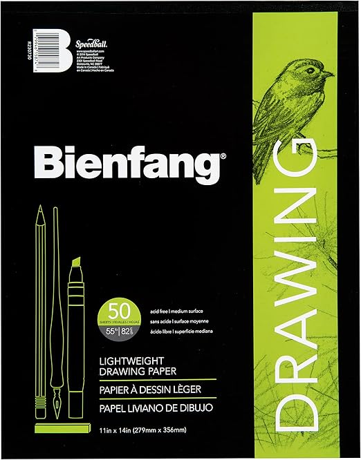 Bienfang Giant 11 by 14-Inch Drawing Paper Pad, 50 Sheets