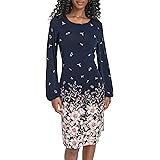 Tommy Hilfiger Women's Blouson Sleeve Jersey Shift Dress