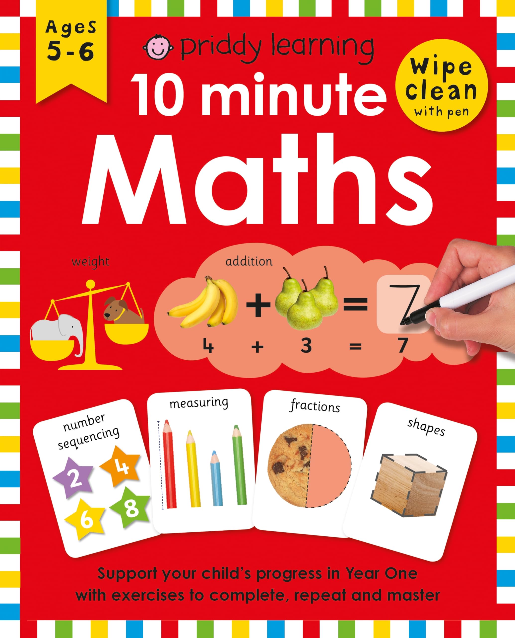 10 Minute Maths by Priddy Books SPIRAL-BOUND 9781783416592