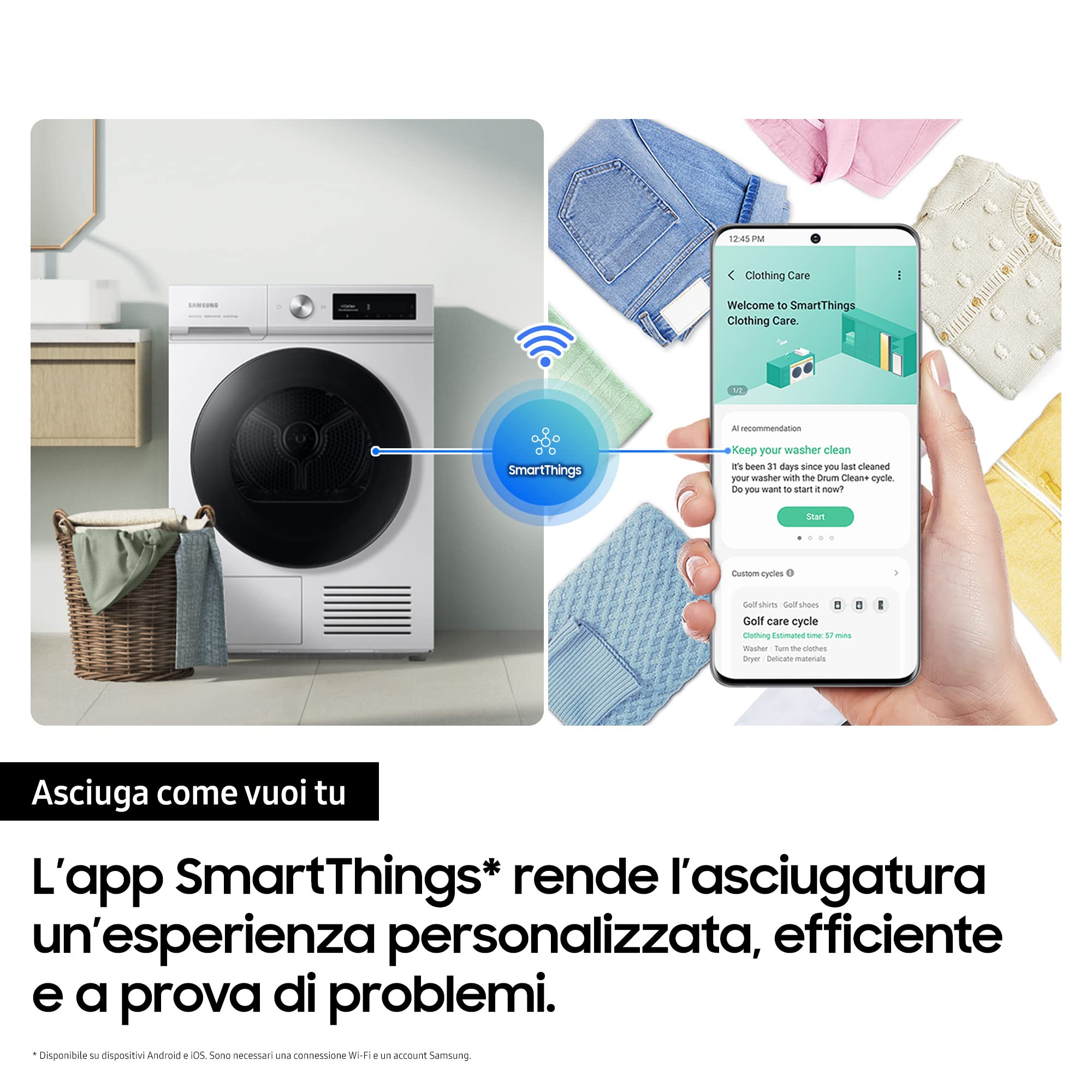 Secadora Samsung DV90BB7445GES3 Clase A+++ 9 kg