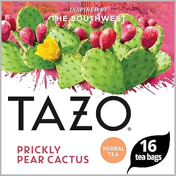 Amazon.com : TAZO Prickly Pear Cactus Herbal Tea, Caffeine-Free