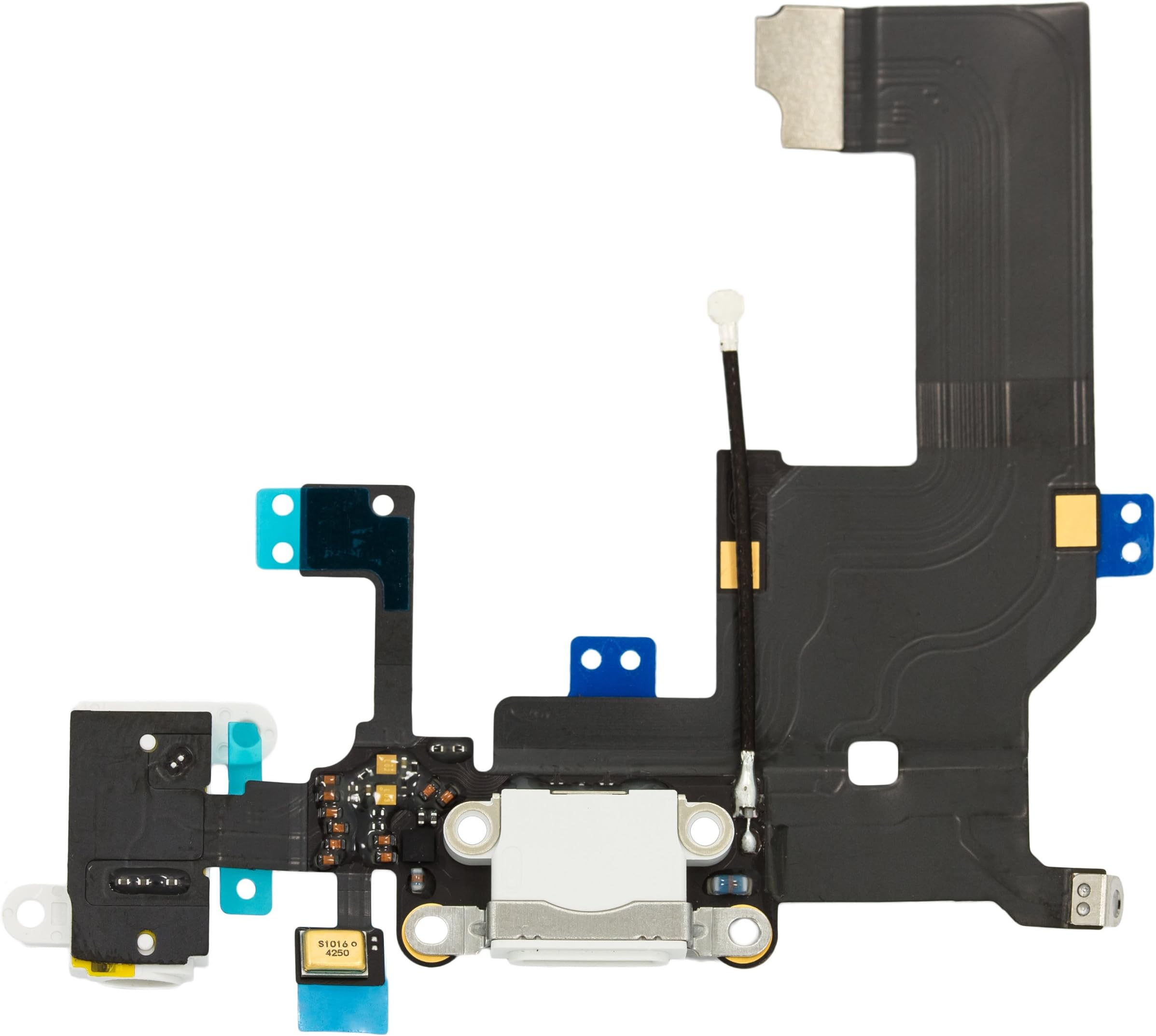 White iPhone 5 Charging Port Microphone & Headphone Jack Flex Replacement Part CellFixRepairs
