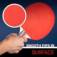 Vista 3 de Franklin Sports Paletas de tenis de mesa - Pala de goma - Pala de ping pong