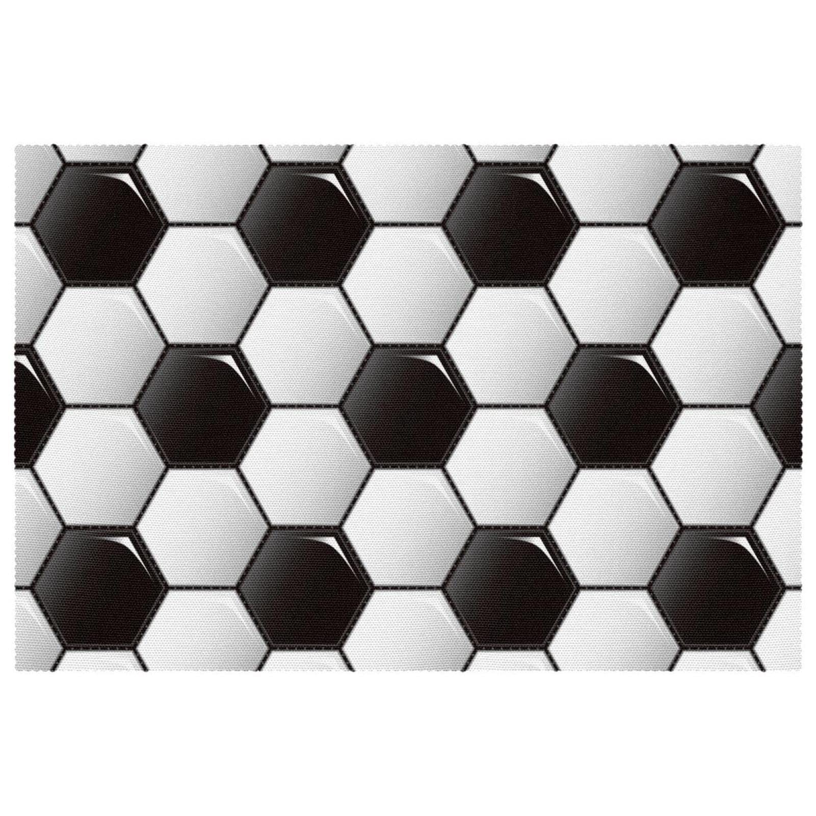 Set de table football en tissu Oxford lavable pour protéger des assiettes chaudes