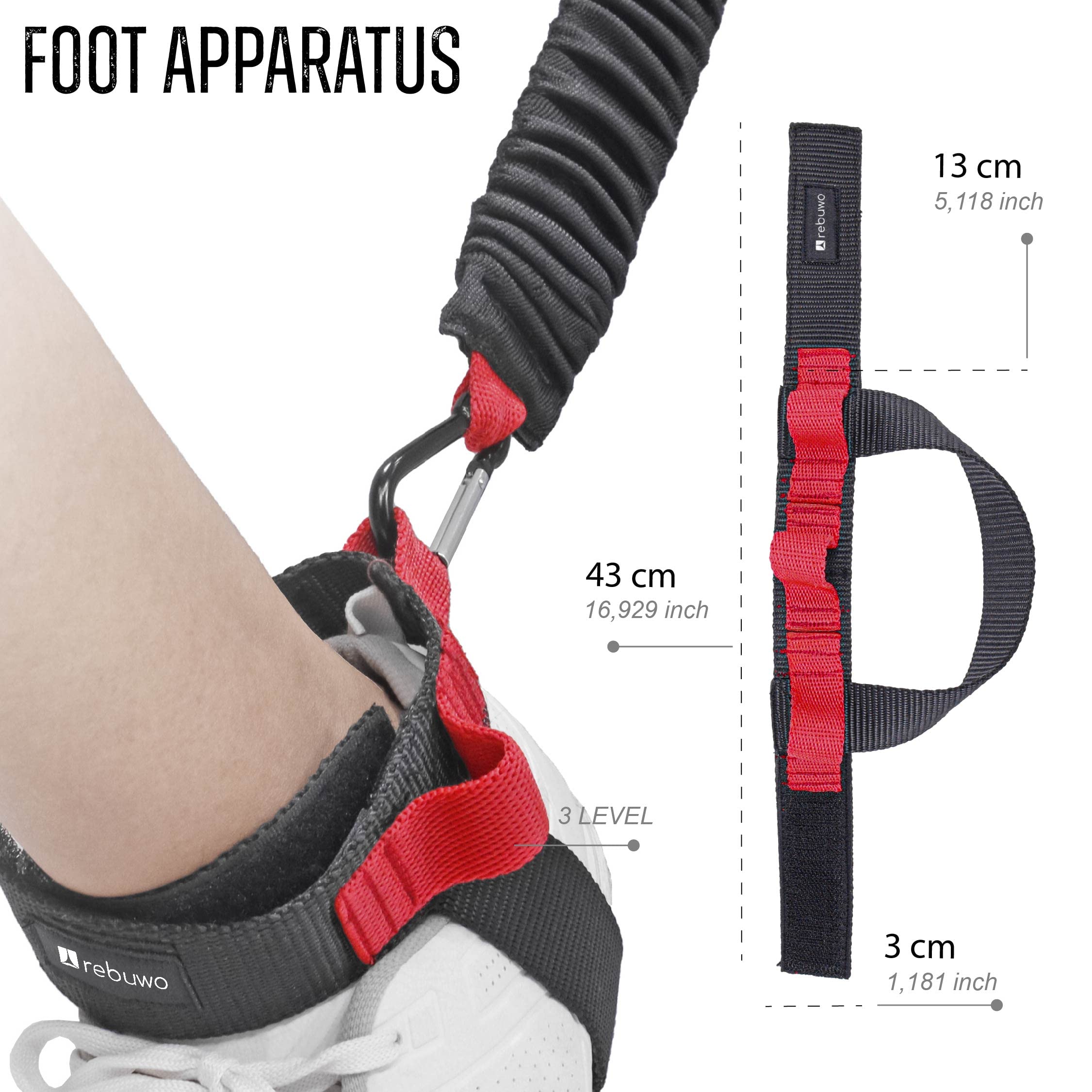 Rebuwo Çok Fonksiyonlu Direnç Lastiği Seti Multifunction Resistance Set Çok Amaçlı Taşınabilir Egzersiz Lastiği Seti Üst Vücut Alt Vücut Çalıştırma Aparatı