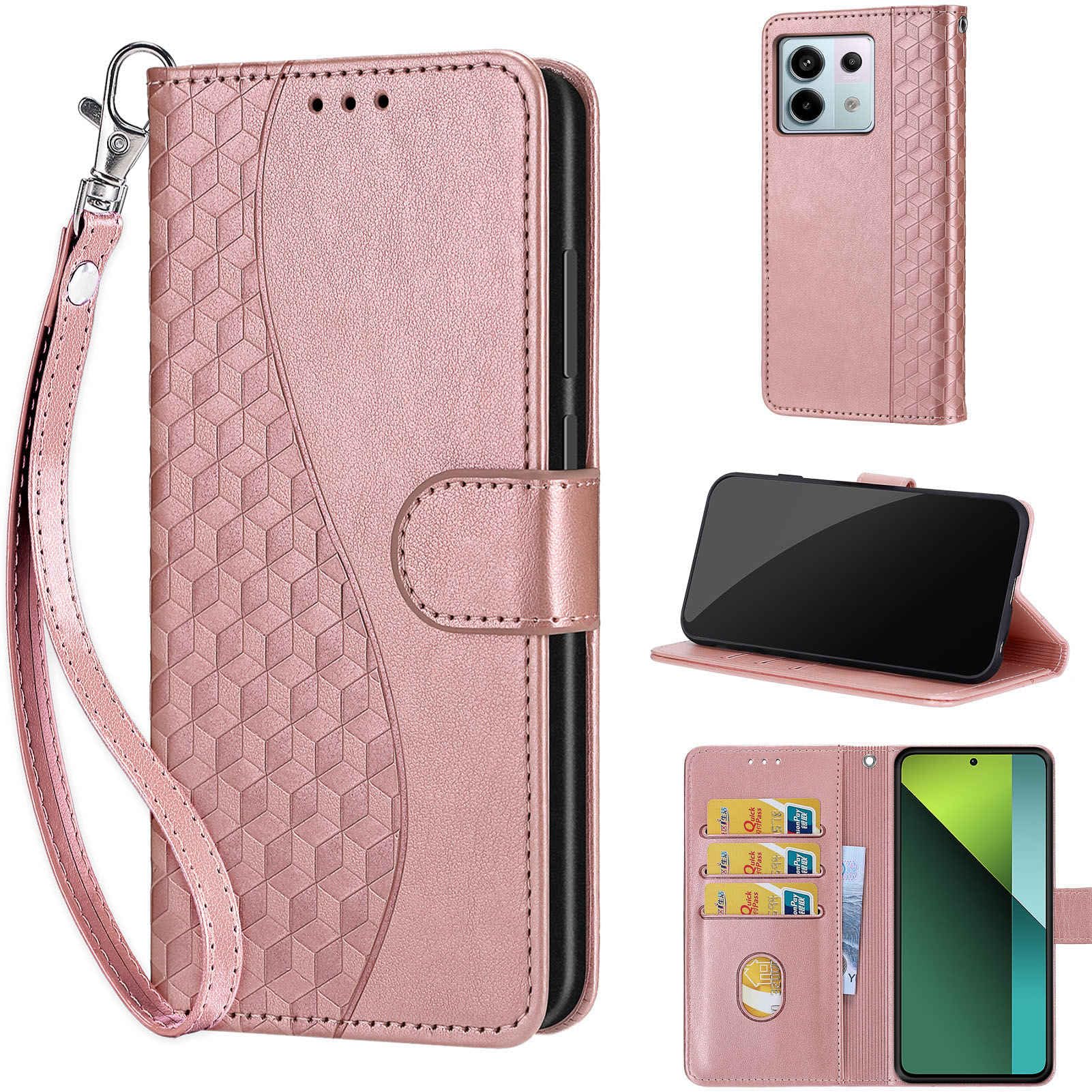 Accesorios Redmi Note 14 Pro Cuero PU Con RFID Funda Xiaomi