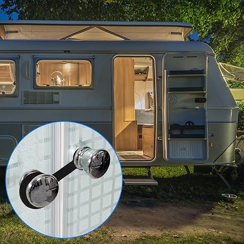 Miniatura 6 de 2 correas de silicona para puerta de ducha de caravana, accesorios para puerta de ducha de caravana, accesorios para viajes, caravana, caravana,