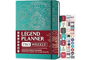 LEGEND PLANNER HOURLY: Weekly & Monthly Life Planner for Organization and Productivity