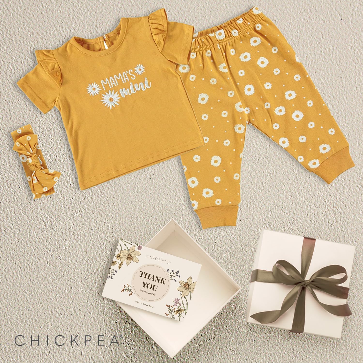 Chick Pea Baby Girl Clothes Newborn Jogger Layette Set