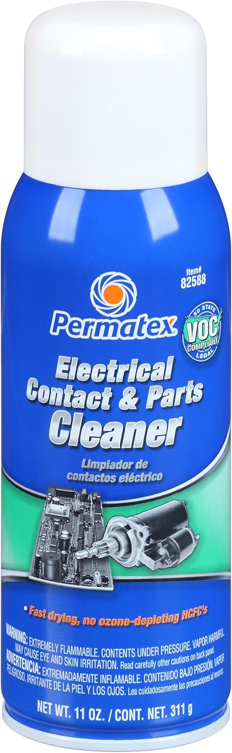 Permatex 82588 Electrical Contact and Parts Cleaner, 11 oz. : Automotive