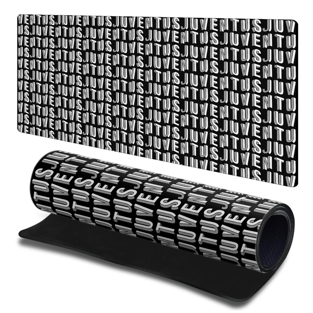 Head Case Designs Officially Licensed Juventus Football Club 3D Pattern Crest Logo Gaming Office Desk PC Keyboard Mouse Mat Pad 23.62 x 11.81 x 0.12 inches (600 x 300 mm) - L