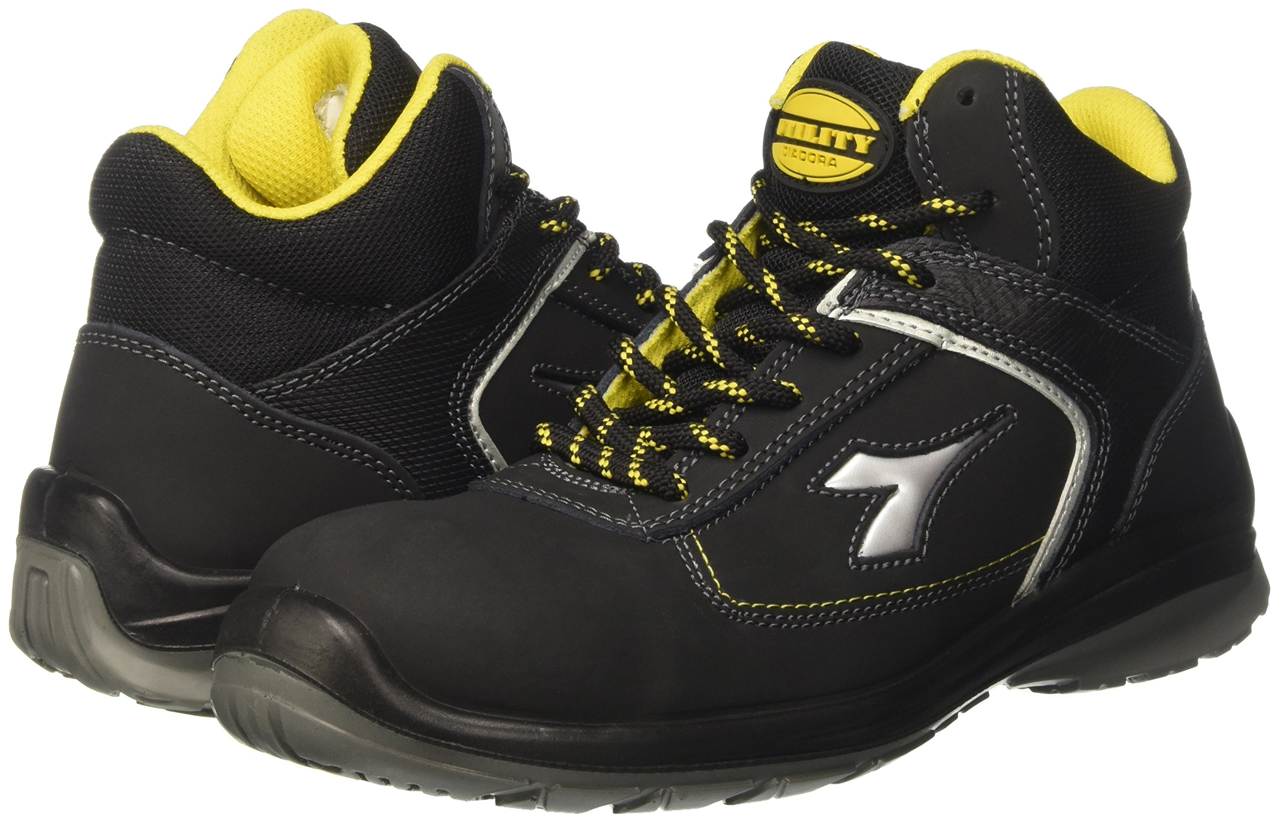 Diadora D-Blitz Hi S3, Chaussures de Travail Mixte Adulte, Noir (Nero), 44 EU