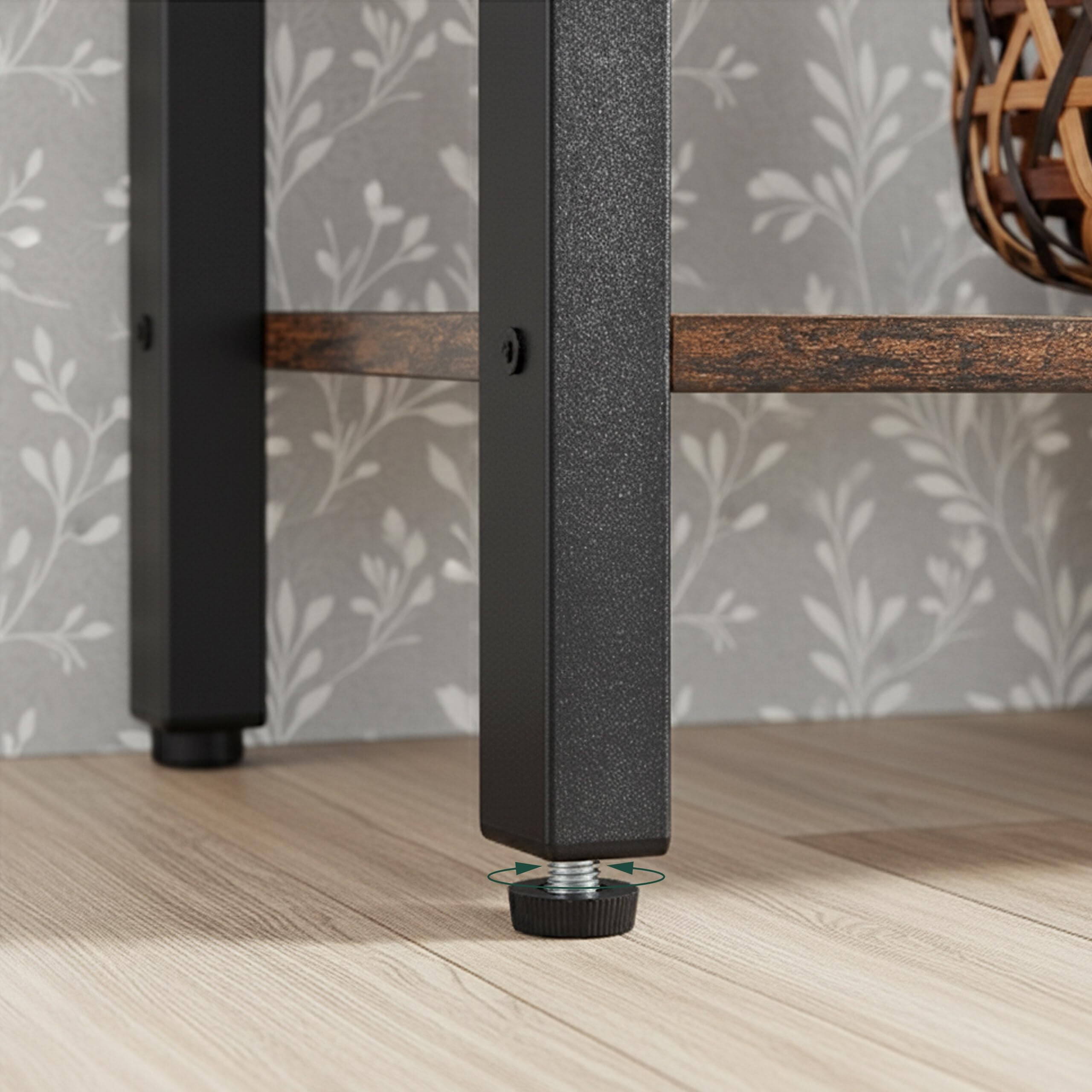 Relaxdays Scaffale Industrial, 14 Ripiani, Effetto Legno, Metallo, HLP: 166x158x24 cm, Marrone