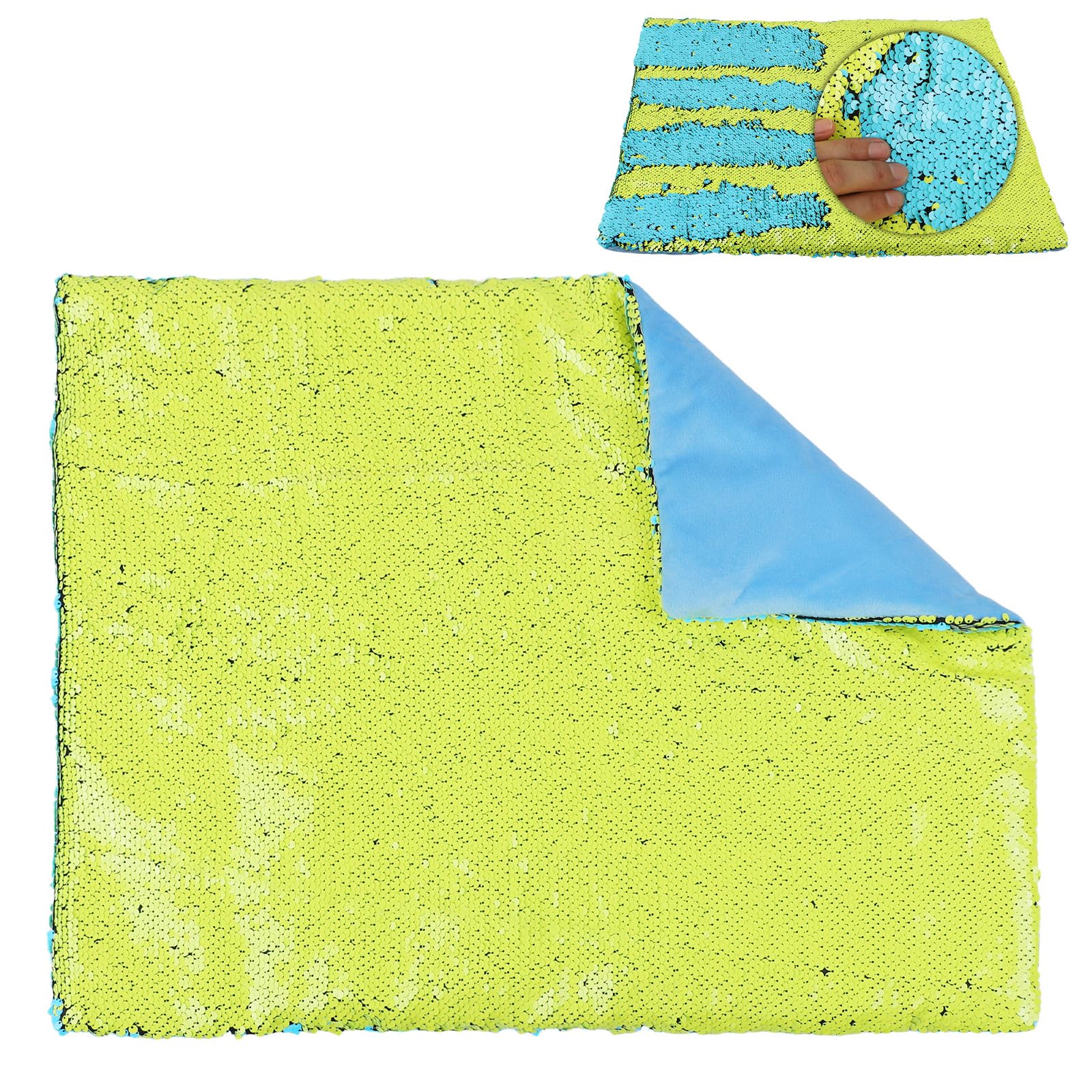 Weighted Lap Pad for Kids 5lbs Sensory Lap pad with Easy to Maneuver Sequins Ideal for Kids Sensory