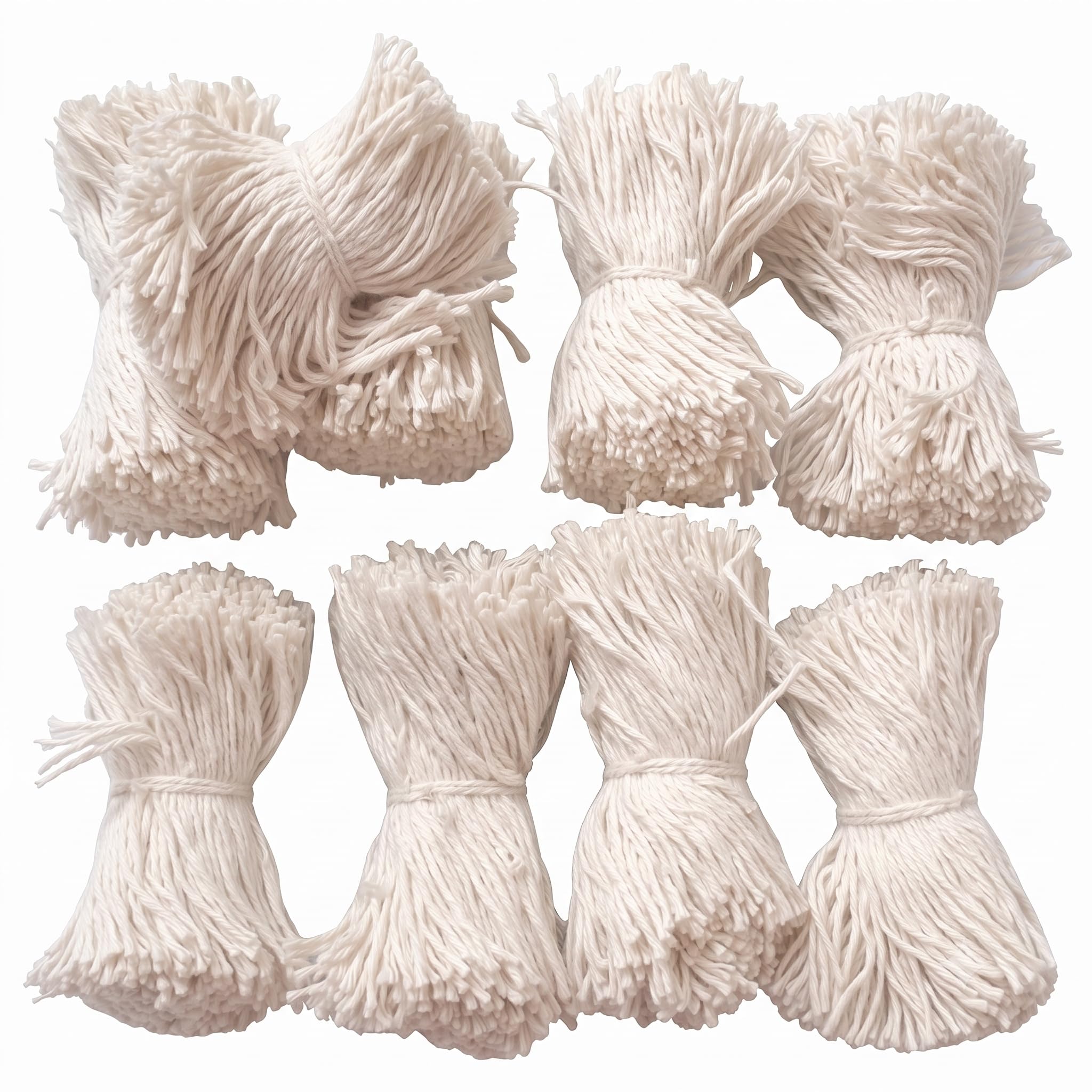 On Blow Cotton 365 Wicks | Diya Batti for Pooja Aarti Off White | (2 Inch Long) Pack of 5 (Each Pack has 365 Cotton Puja Wicks)-picture-16