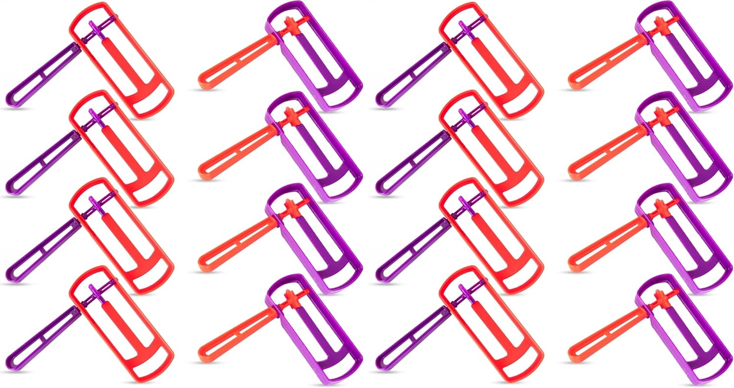 ArtCreativity Spinning Ratchet Purim Noise Maker Toys, 24 PCS Noisemakers for Kids, Great for Birthdays, Sporting Events, and Pep Rallies, Pinata Stuffer Easter Goodie Bag Party Favors (Pack of 2)