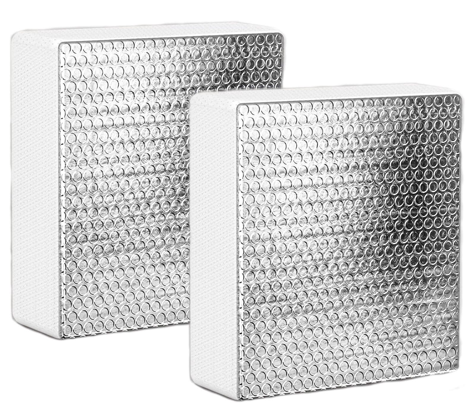 2 Pack RV Vent Insulator RV Skylight Cover with Reflective Surface Universal Camper Skylight Shade for Vent Inside Camper Trailer (2 pack 14 * 14 * 3")