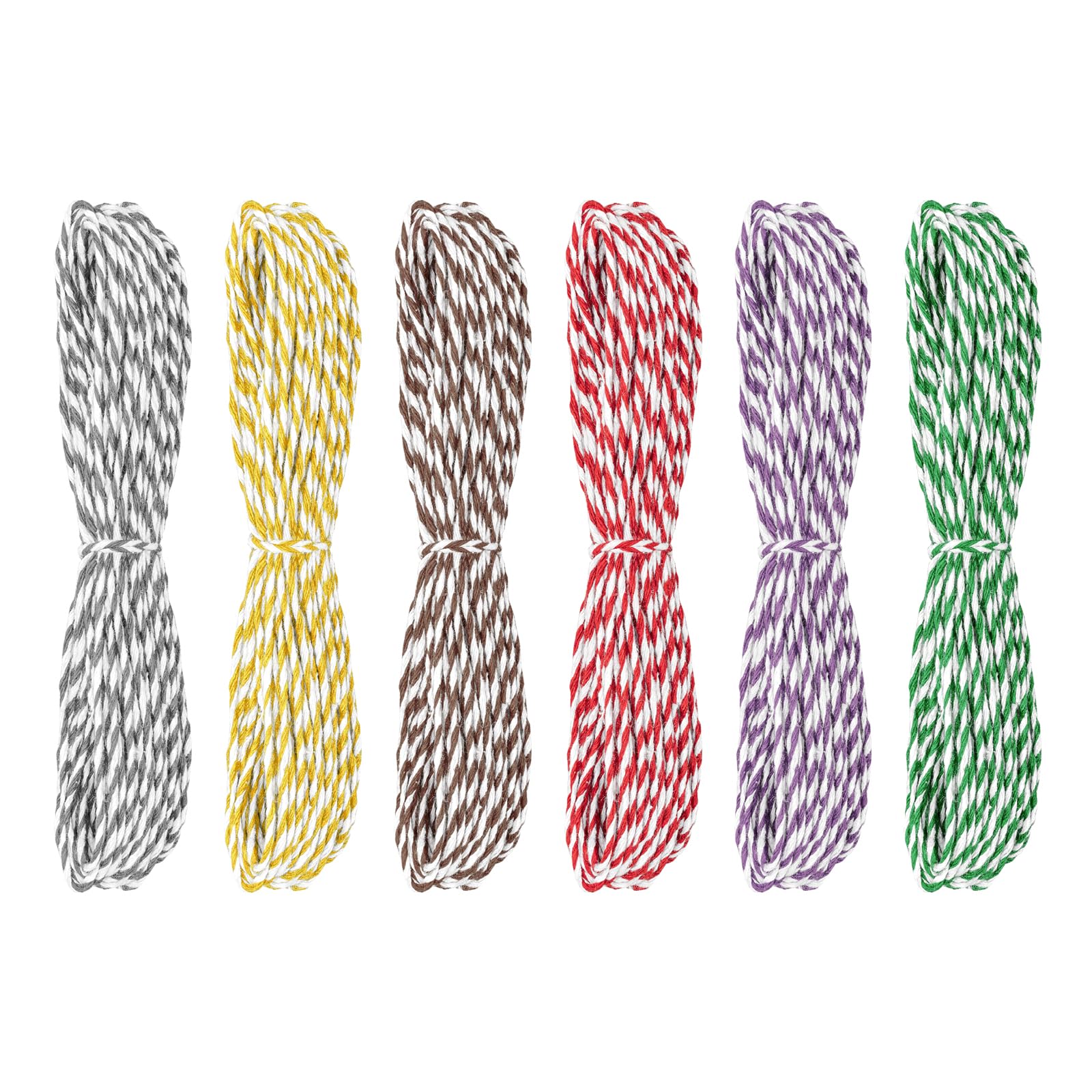 100M Colored Natural Jute Twine String - 2mm Thick, 328 Feet, For Gift Wrapping, Crafts, Gardening & Decor