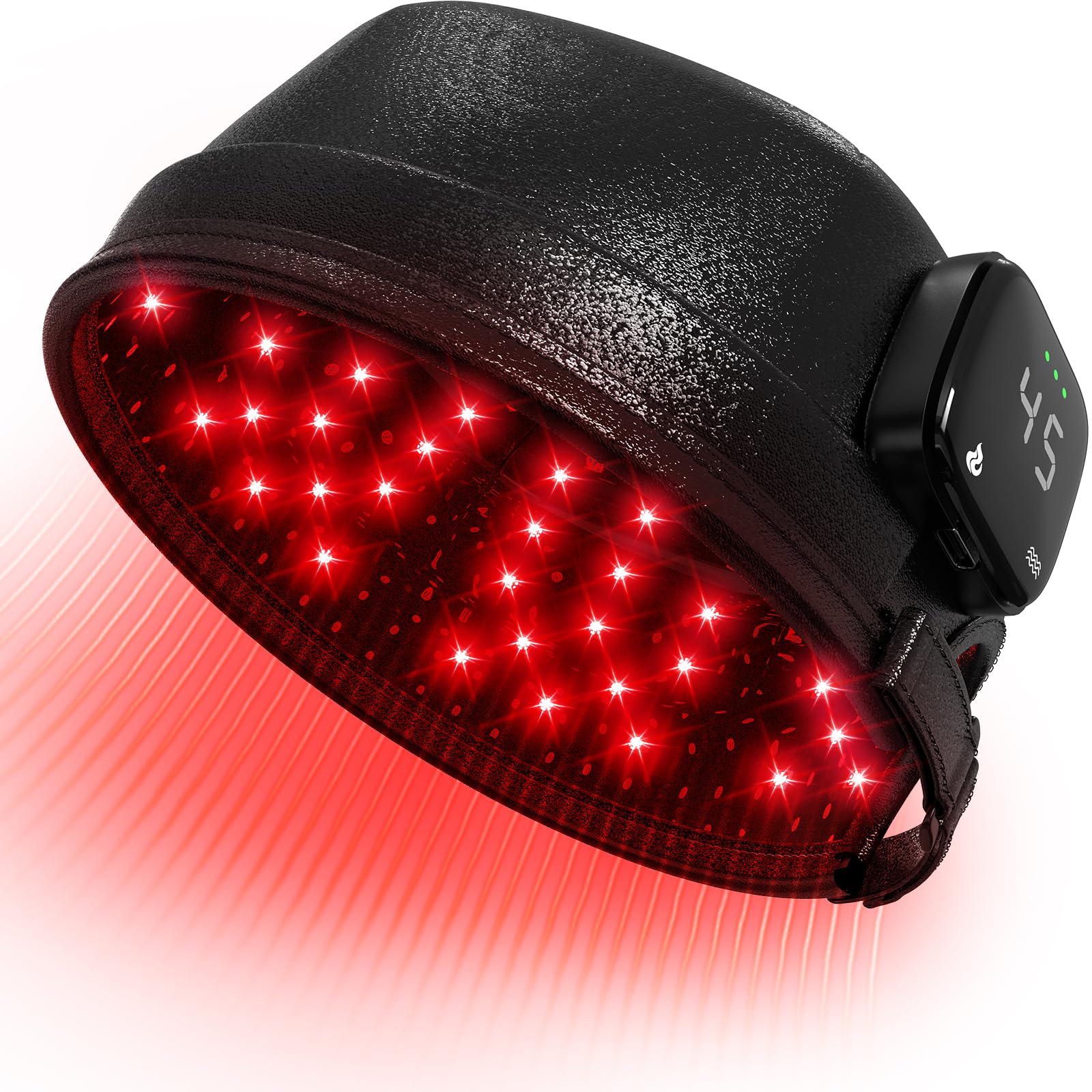 iKeener Red Light Therapy Cap for Hair Regrowth FDA Cleared Wireless Laser Hair Growth Hat with 660nm & 850nm