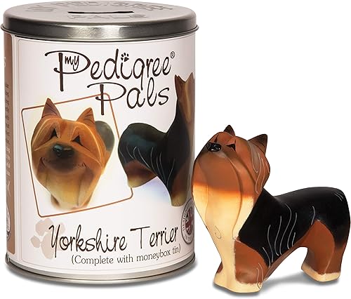 Pavilion Gift Company 46012 Figura de amigos de pedigrí, 4 pulgadas, Yorkie