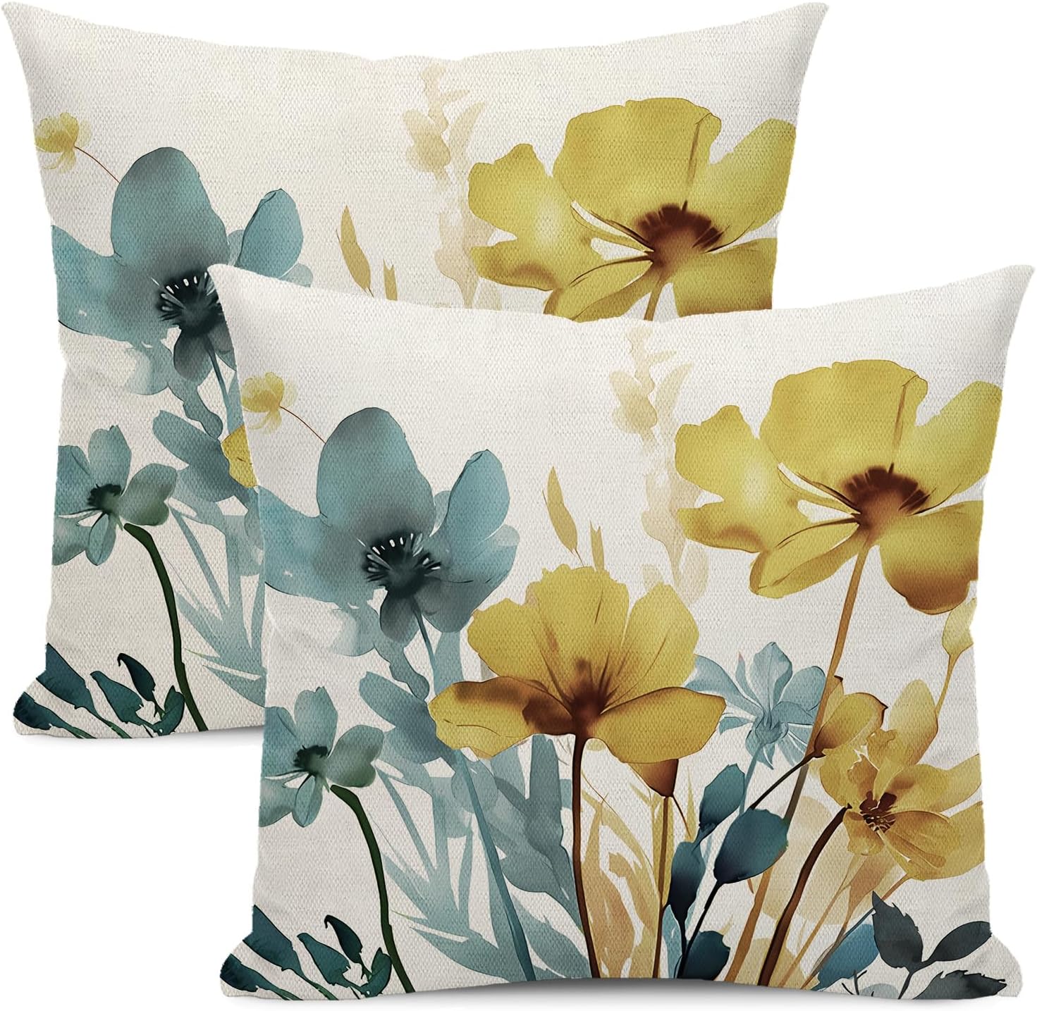 Flower- Blue Yellow